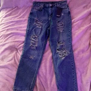 Nasty Gal light wash jeans